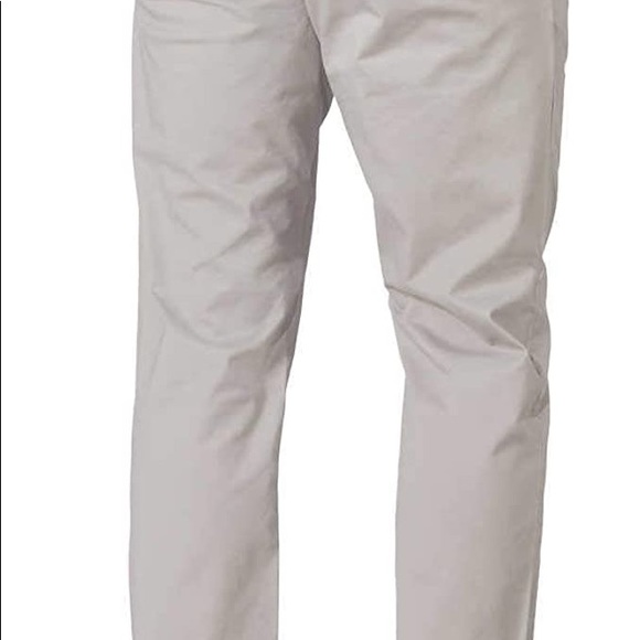 Tommy Hilfiger Chinos Pants 34 waist 30 length Gray Flat Front New with Tags - Picture 9 of 10